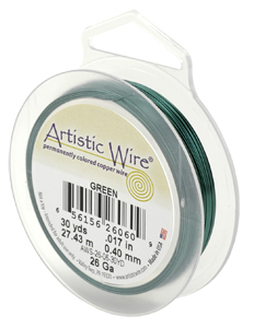 Artistic Wire-18ga Green/9.1 Meter